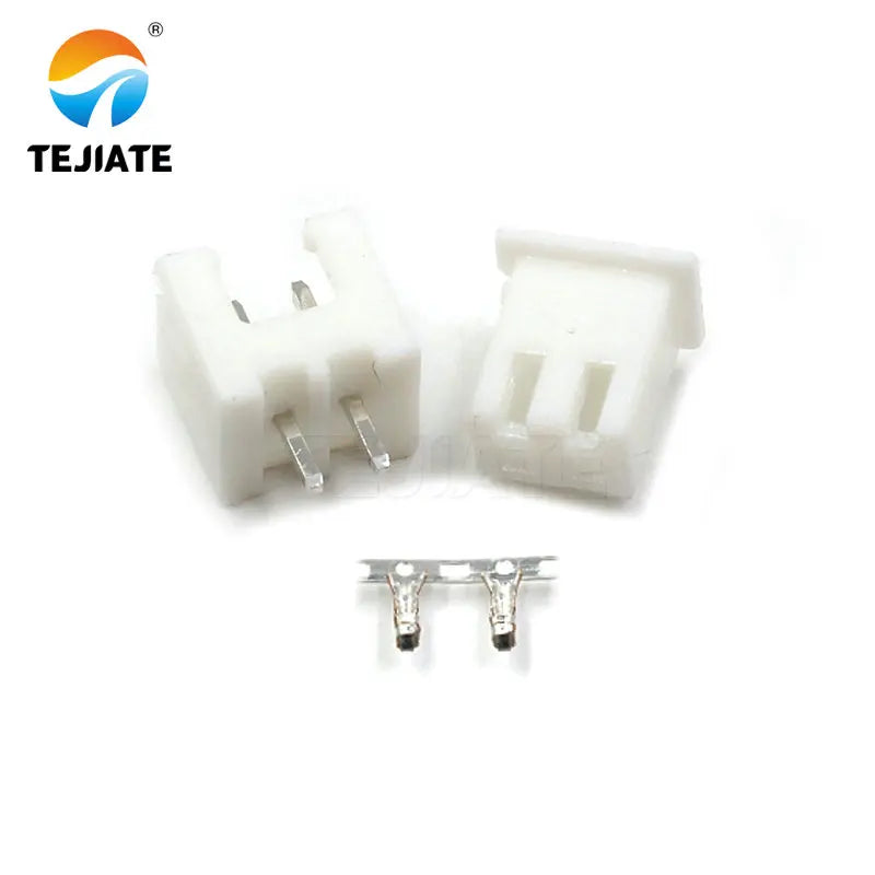 50PCS XH2.54MM Connector Plug+Straight Pin Socket+Terminal 2/3/4/6/8/10/12P Wire Cable Adpter Spring DIY Kit