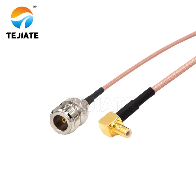 1PCS TEJIATE Adapter Cable N To SMB Type NK Convert SMBJW 8-90CM 1M 1.5M 2M Length Connector RG316 Wire