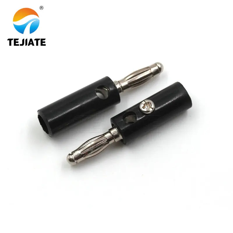 10PCS Banana Binding Post 4MM Lantern Head Test Terminal Tetrahedral Plug/Socket Power Adapter Electronic Connector