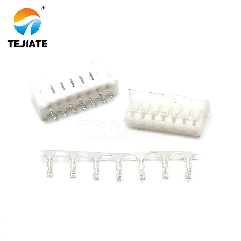 50PCS PH2.0MM Connector 2/3/4/5/6/7/8/9/10/12P Adapter Ternimal Straight Pin Base+Plug+Reed