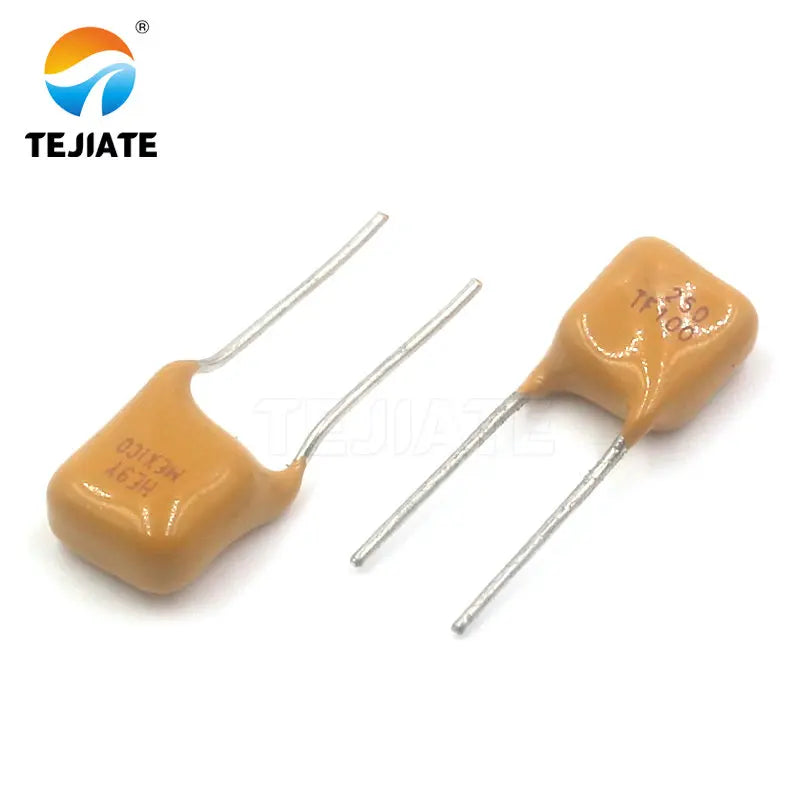 10PCS TRF 250V 0.1/0.11/0.12/0.2/0.8/1/2A 5/10MM Pin Distance Recovery Typr PPTC Self Reset Fuse