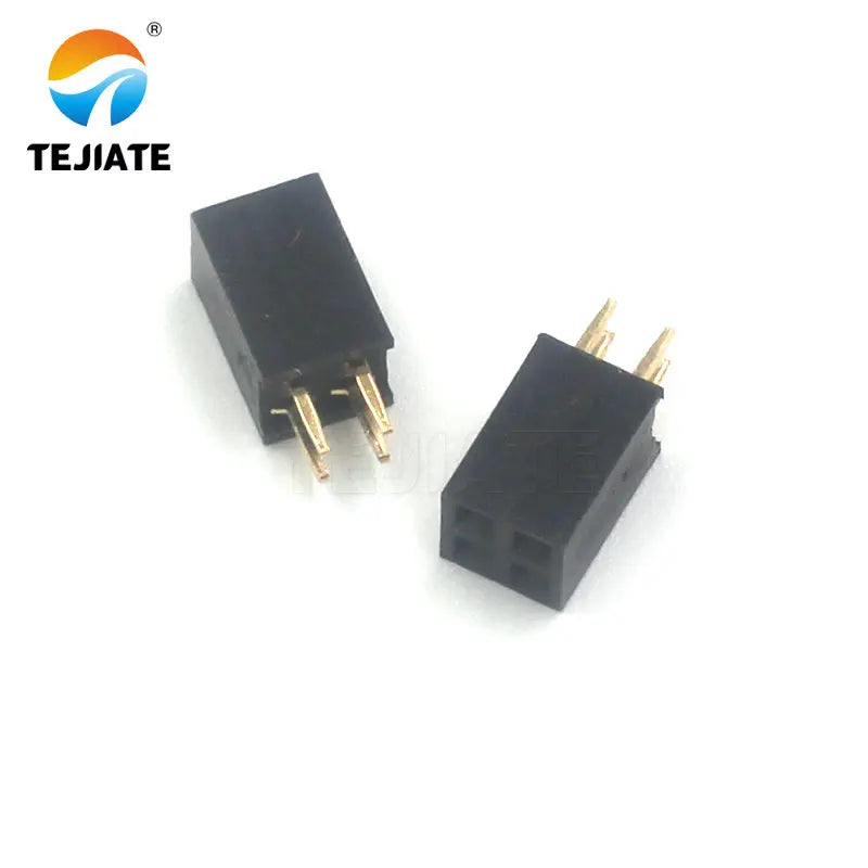 20PCS Double Row Socket/Row Pin/Row Female Header 2.54MM  2*2/3/4/5/6/7/8/9/10/12/14/15/16/20/25/30/40P Straight/Bent Pin
