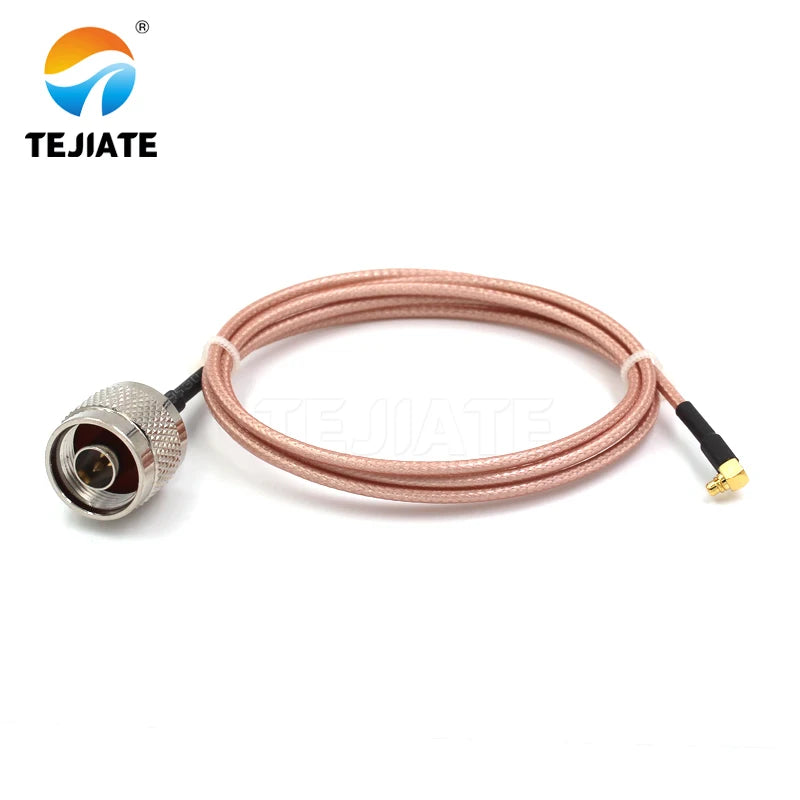 1PCS TEJIATE Adapter Cable N To MMCX Type NJ Convert MMCXJW 8-90CM 1M 1.5M 2M Length Connector RG316 Wire