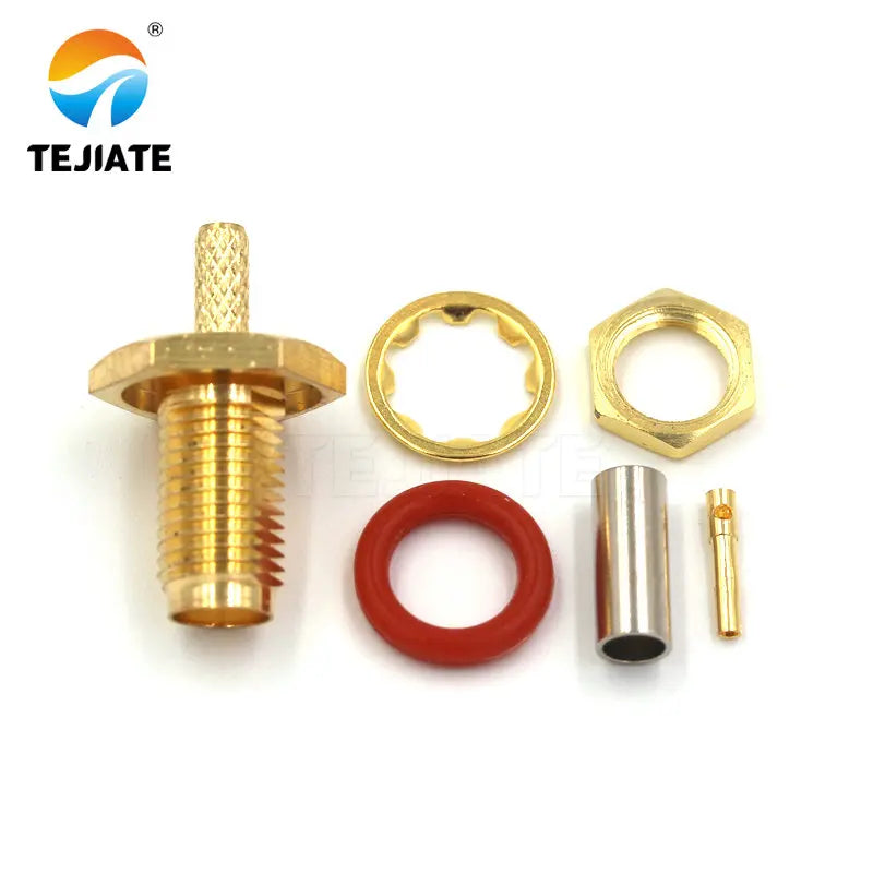 1PCS SMA RPSMA J/JW/KF/KY/KYW-1.5 Crimp Feeder Connector Power Test Adapter Match For RG316