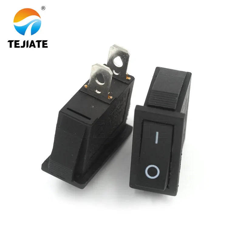 5PCS KCD3 Microswitch Electric Cooker Frying Pan Boat Type Toggle Switch Ship-type Seesaw 2/3 Feet 2/3 Gear Power Button Kit