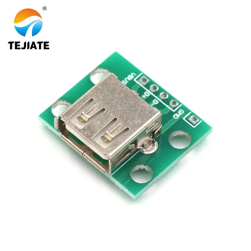 1PCS MK5P TYPE-C MINI-5P USB2.0/3.0 To DIP Adapter Board Micro USB Power Data-cable Welded-module