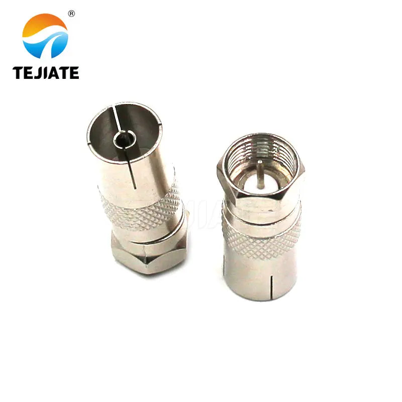 1PCS CATV Adapter F Male/Female Header To F/TV Male/Female Header British System RF TV Set Top Box  Connector