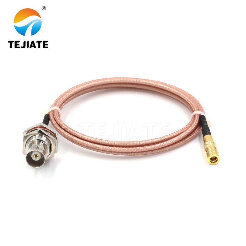 1PCS TEJIATE Adapter Cable SMB To BNC Type SMBK Convert BNCK 8-90CM 1M 1.5M 2M Length Connector RG316 Wire