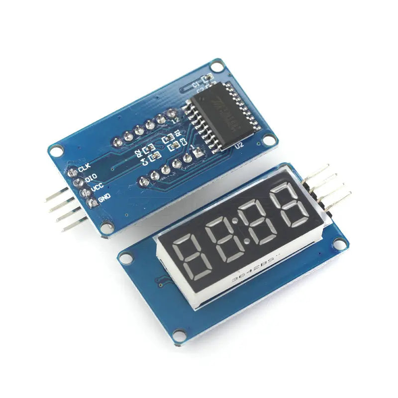 TM1637 LED Display Module 7 Segment 4 Bits 0.36 Inch Clock RED Anode Digital Tube Four Serial Driver Board Pack