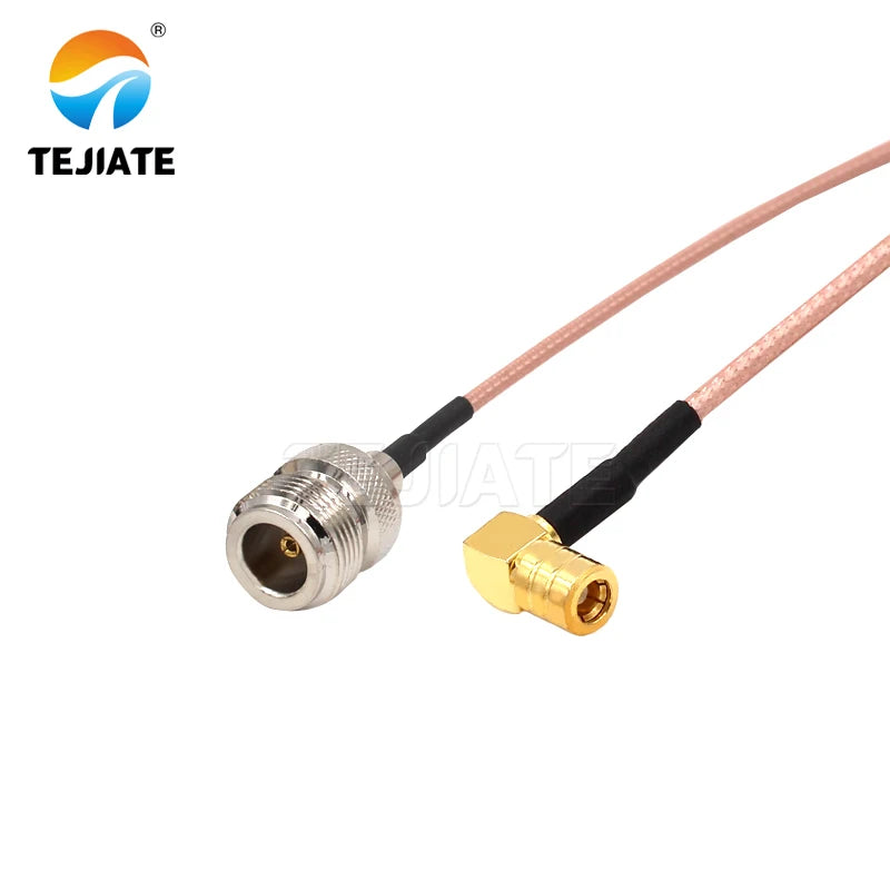 1PCS TEJIATE Adapter Cable N To SMB Type NK Convert SMBKW 8-90CM 1M 1.5M 2M Length Connector RG316 Wire