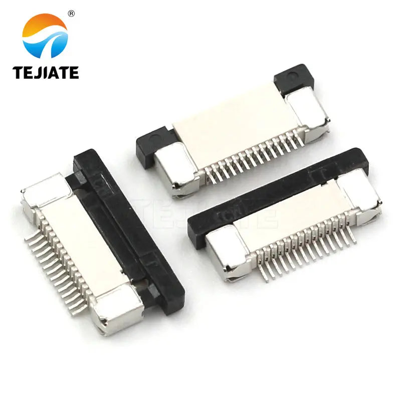 10PCS FFC/FPC Connector Flat Cable Socket 0.5MM Adapter 4/5/6/7/8/9/10/12/14/16/18/20P Down Drawer Type Plug Kit