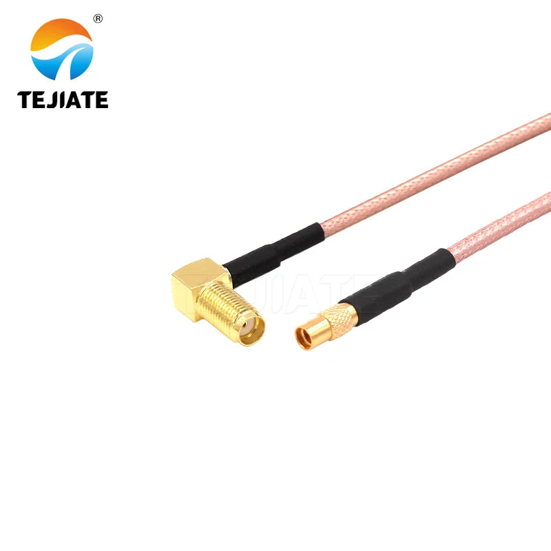 1PCS TEJIATE Adapter Cable MMCX To SMA Type MMCXK Convert SMAKW 8-90CM 1M 1.5M 2M Length Connector RG316 Wire