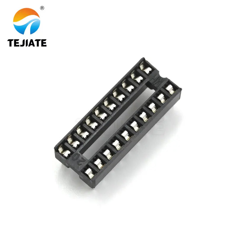 10PCS IC Sockets DIP6 DIP8 DIP14 DIP16 DIP18 DIP20 DIP28 DIP40 pins Connector DIP Socket 6 8 14 16 18 20 24 28 40 pin