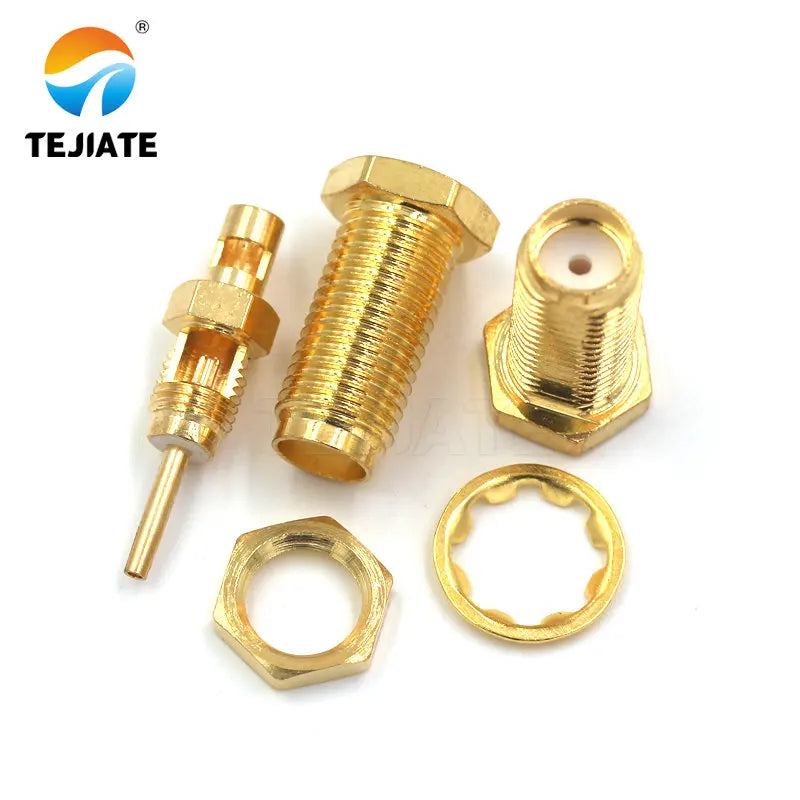 1PCS SMA-KY-J Connector PRSMA-KY Adapter Opening Type Outer Screw Inner Pin/Hole Match For RG178