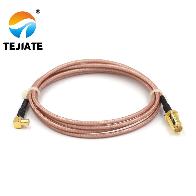 1PCS TEJIATE Adapter Cable MCX To SMA Type MCX-JW Convert SMA-KY 8-90CM 1M 1.5M 2M Length Connector RG316 Wire