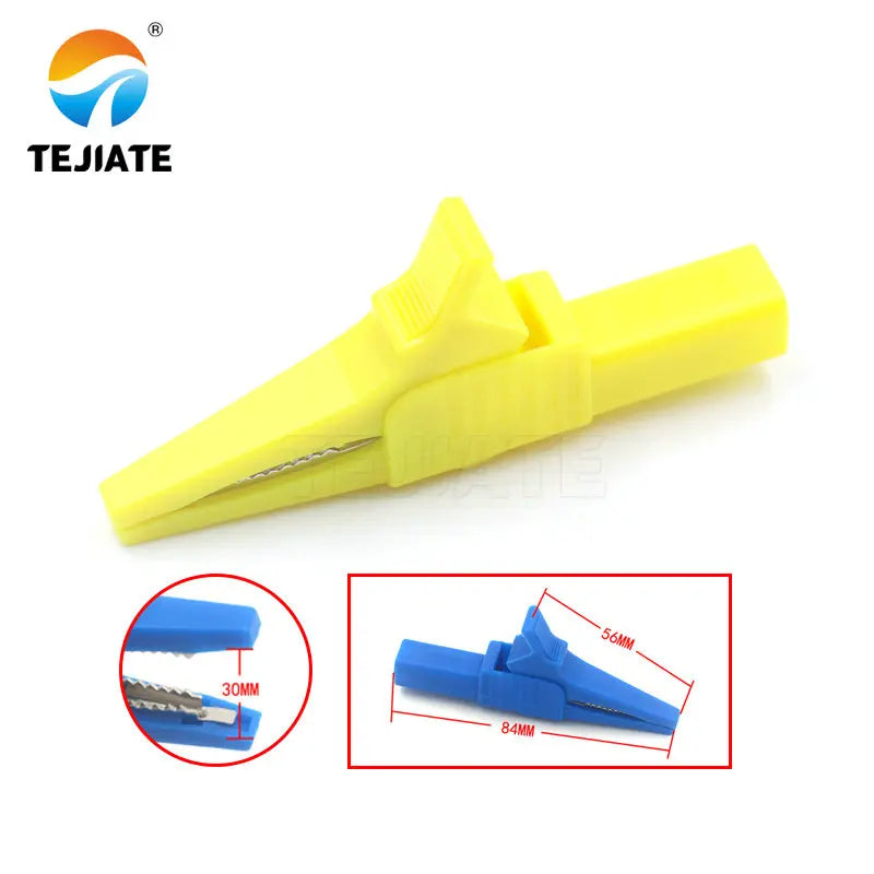 1PCS Alligator Clip Sheath Clip Small Battery Wire Power Clip Grounding Test Clip Gun Type Alligator Clip Test Line All Copper