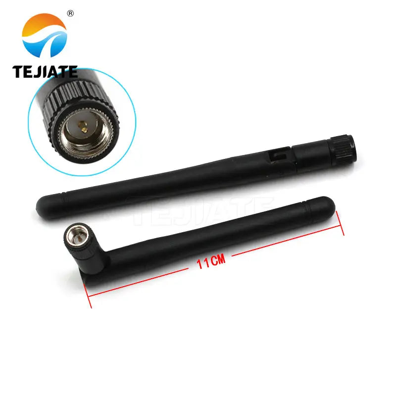1PCS 2.4G Bendable Antenna SMA Inner Pin 11CM White/black