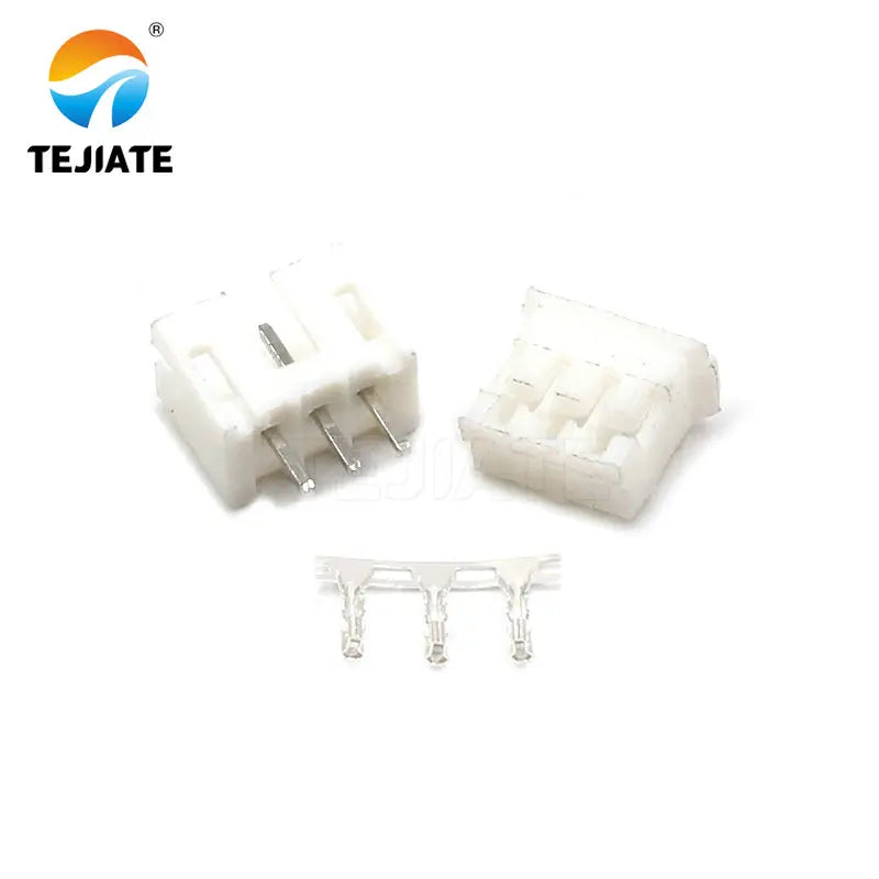 50PCS PH2.0MM Connector 2/3/4/5/6/7/8/9/10/12P Adapter Ternimal Straight Pin Base+Plug+Reed