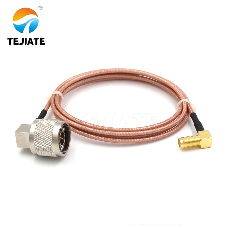 1PCS TEJIATE Adapter Cable N To SMA Type NJW Convert SMAKW 8-90CM 1M 1.5M 2M Length Connector RG316 Wire