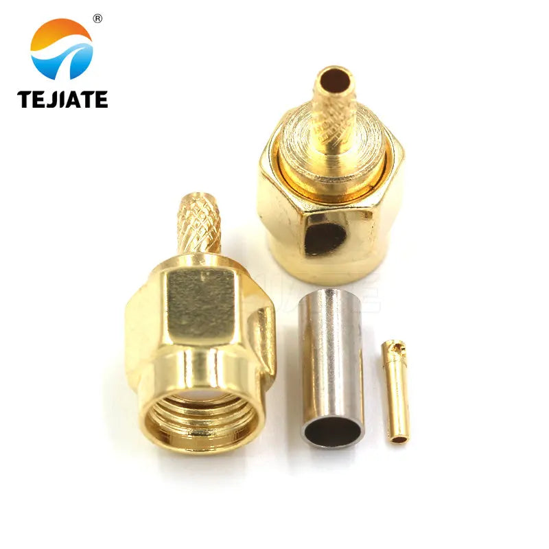 1PCS SMA RPSMA J/JW/KF/KY/KYW-1.5 Crimp Feeder Connector Power Test Adapter Match For RG316