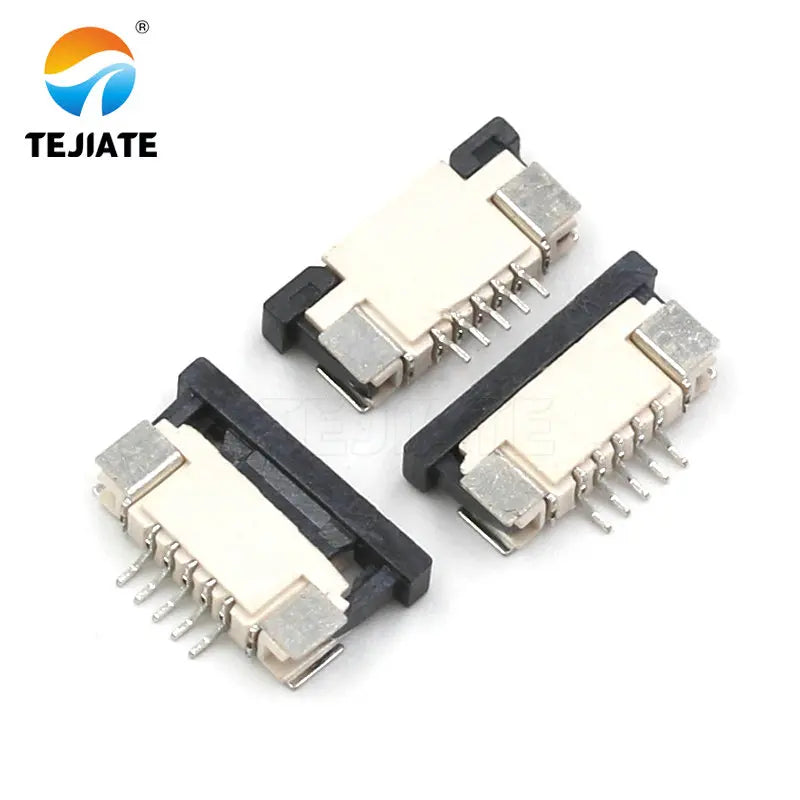 10PCS FFC/FPC Connector Flat Cable Socket 1.0MM Adapter 4/5/6/8/9/10/12/14/15P Down Drawer Type Plug Kit