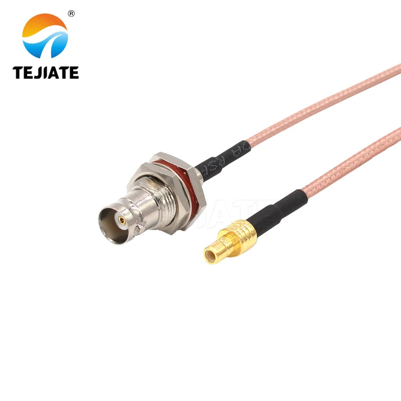 1PCS TEJIATE Adapter Cable SMB To BNC Type SMBJ Convert BNCK 8-90CM 1M 1.5M 2M Length Connector RG316 Wire