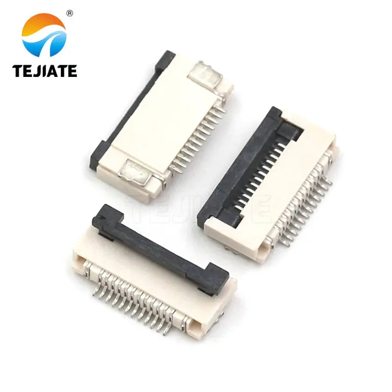 10PCS FFC/FPC Connector Flat Cable Socket 0.5MM Adapter 4/5/6/8/9/10/12/14/16/18/20/22P Down Flip Type Plug Kit