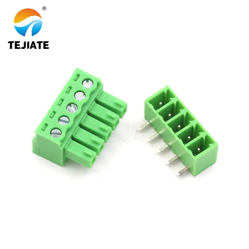 KF2EDG 3.81MM Plug-In PCB Terminal Bent Pin Socket 2/3/4/5/6/7/8/9P