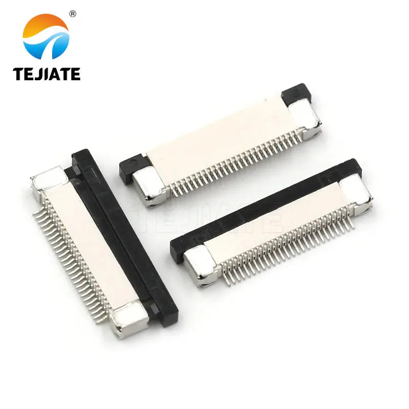 10PCS FFC/FPC Connector Flat Cable Socket 0.5MM Adapter 22/24/26/28/30/32/34/40/45/50/54/60P Down Drawer Type Plug Kit
