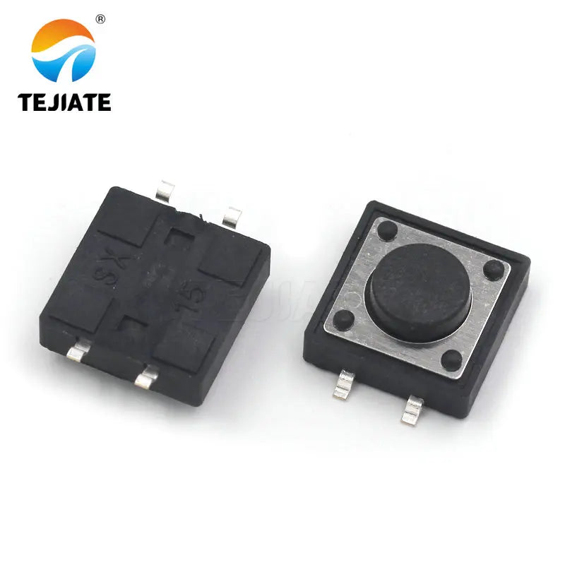 10PCS Patch Vertical 4 legs Touch Key Microswitch Erect 4 Foot Button Switch 12*12*4.3/5/6/8/10/13MM
