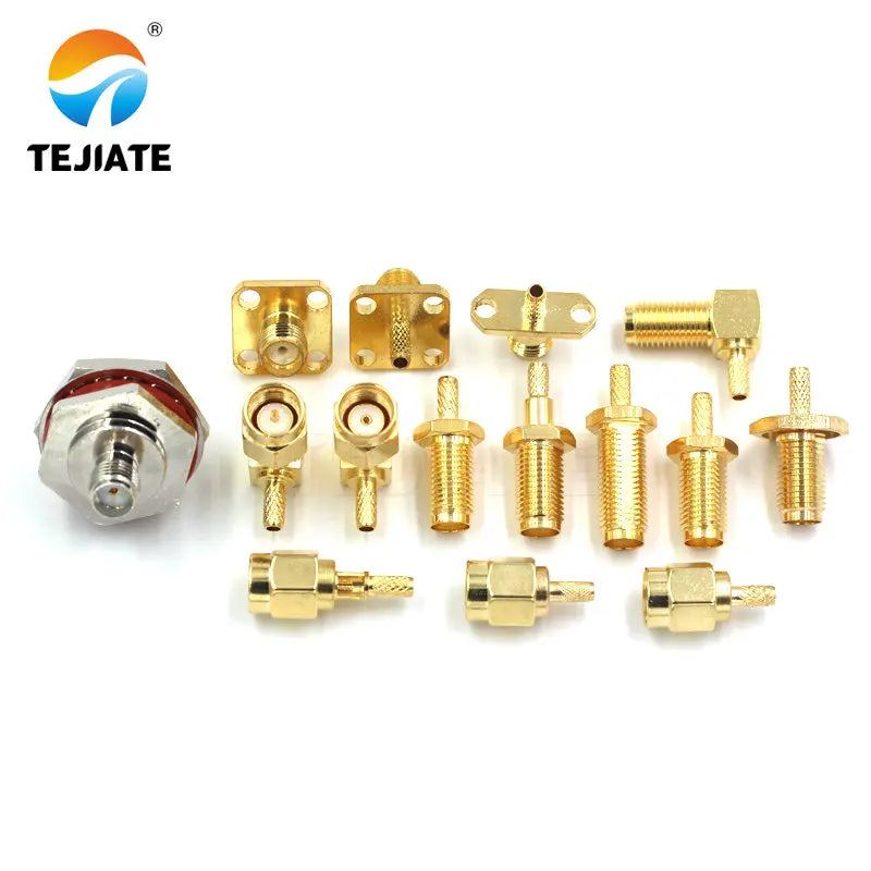 1PCS SMA RPSMA J/JW/KF/KY/KYW-1.5 Crimp Feeder Connector Power Test Adapter Match For RG316