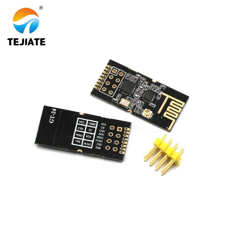 1PCS Industrial Grade GT-24 Data Transmission Wireless Module 2.4G NRF24L01 + PA+ LNA SMD Memory Modular Unit Longdistance 1100M