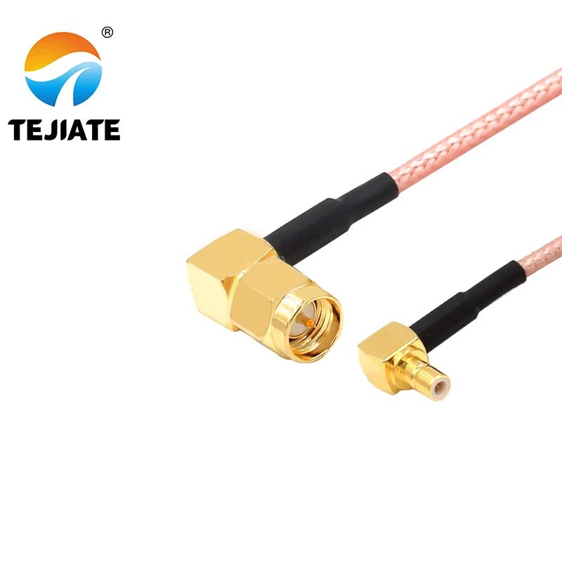 1PCS TEJIATE Adapter Cable SMB To SMA Type SMB-JW Convert SMA-JW 8-90CM 1M 1.5M 2M Length Connector RG316 Wire