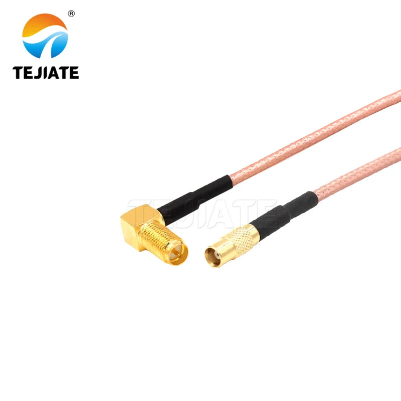 1PCS TEJIATE Adapter Cable MCX To RPSMA Type MCX-K Convert RPSMA-KW 8-90CM 1M 1.5M 2M Length Connector RG316 Wire