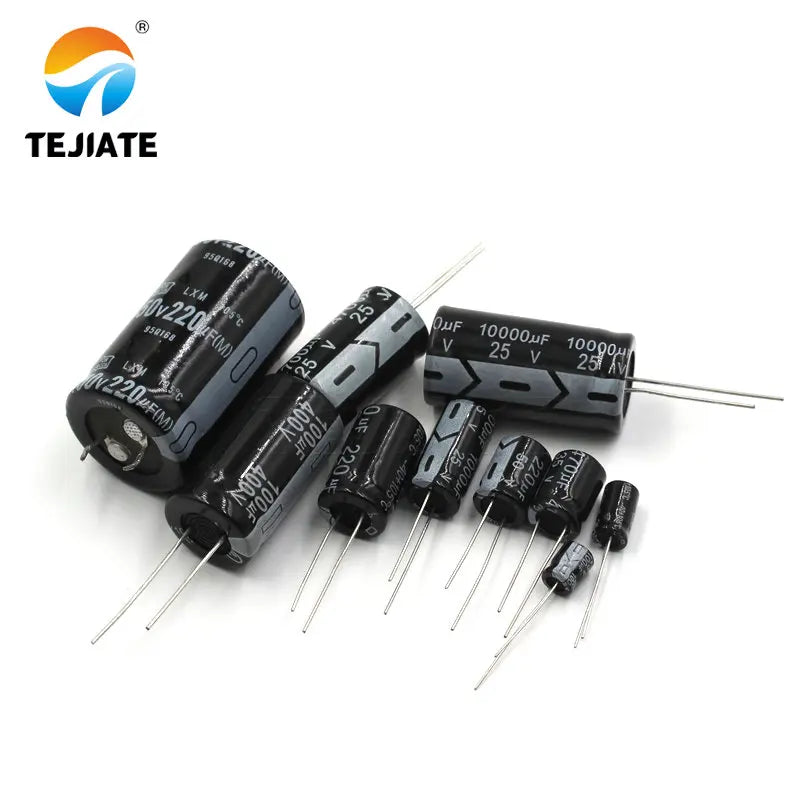 DIP Direct Inserted Aluminum Electrolytic Capacitor diy 16V 25V 35V 100V 470UF 100uf 1000uf 2200UF