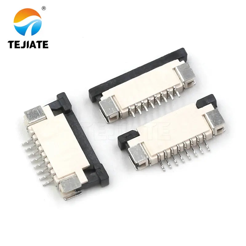 10PCS FFC/FPC Connector Flat Cable Socket 1.0MM Adapter 4/5/6/8/9/10/12/14/15P Up Drawer Type Plug Kit