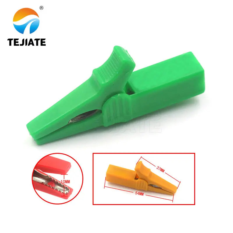 1PCS Alligator Clip Sheath Clip Small Battery Wire Power Clip Grounding Test Clip Gun Type Alligator Clip Test Line All Copper