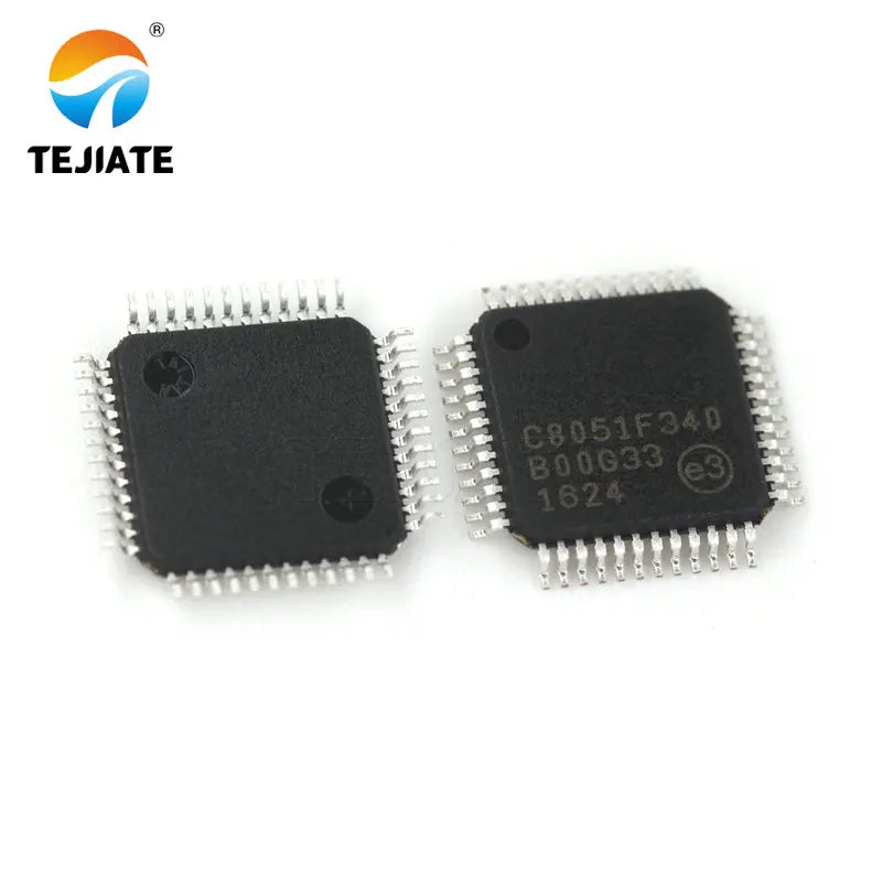 1PCS C8051F340 C8051F340-GQR  Microcontroller Chip TQFP-48