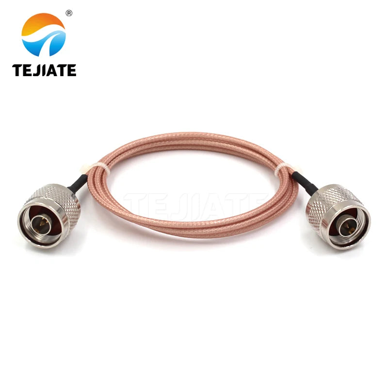 1PCS TEJIATE Adapter Cable N To N Type N-J Convert N-J 8-90CM 1M 1.5M 2M Length Connector RG316 Wire
