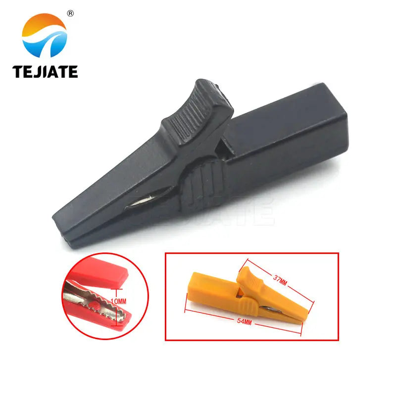 1PCS Alligator Clip Sheath Clip Small Battery Wire Power Clip Grounding Test Clip Gun Type Alligator Clip Test Line All Copper