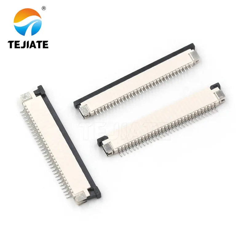 10PCS FFC/FPC Connector Flat Cable Socket 1.0MM Adapter 16/18/20/22/24/26/28/30/40P Up Drawer Type Plug Kit