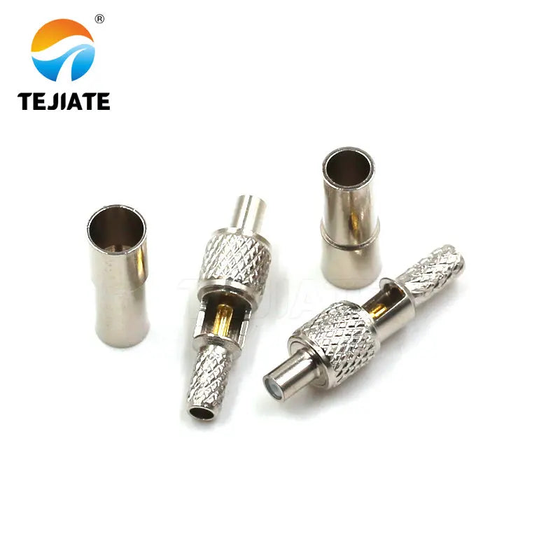 1PCS TS9-J/K/JW-1.5 Straight/Bent Header Crimping Antenna Connector RG316/RG174 Adapter Gold Plated
