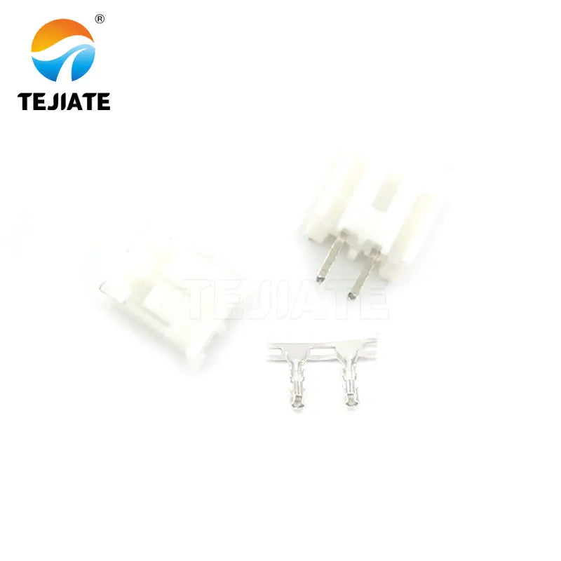 50PCS PH2.0MM Connector 2/3/4/5/6/7/8/9/10/12P Adapter Ternimal Straight Pin Base+Plug+Reed