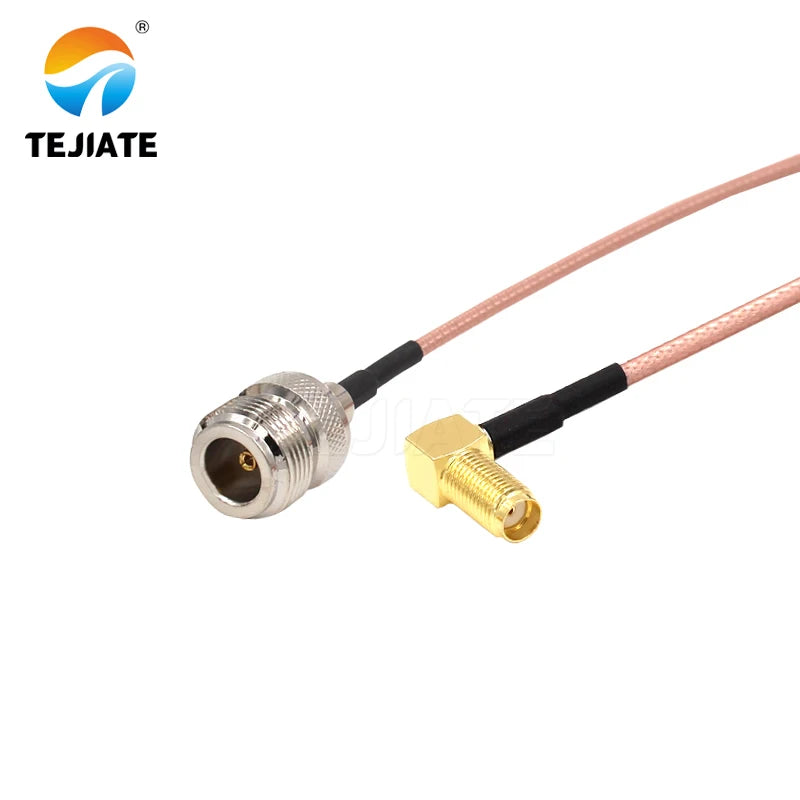 1PCS TEJIATE Adapter Cable N To SMA Type NK Convert SMAKW 8-90CM 1M 1.5M 2M Length Connector RG316 Wire