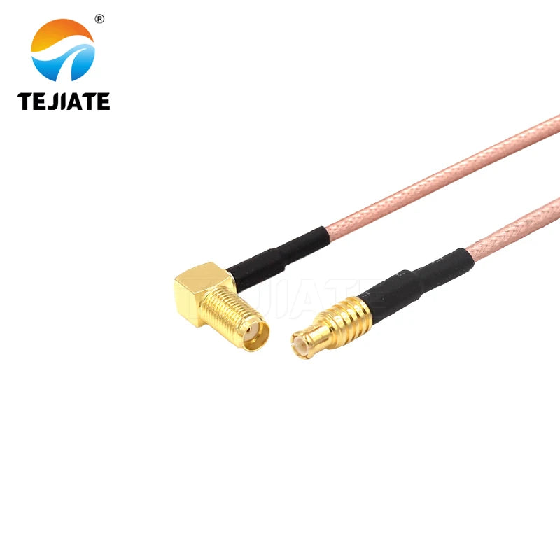 1PCS TEJIATE Adapter Cable MCX To SMA Type MCXJ Convert SMAKW 8-90CM 1M 1.5M 2M Length Connector RG316 Wire
