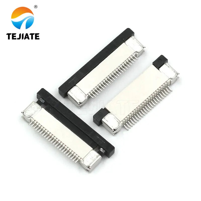 10PCS FFC/FPC Connector Flat Cable Socket 0.5MM Adapter 20/22/24/26/28/30/32/34/40/45/50/54/60P Up Drawer Type Plug Kit