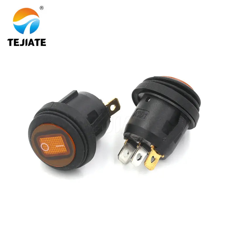 1PCS Toggle Switch KCD1 Ship-type Rocker Switch 2/3 Feet 2 Gear Waterproof Boat Shaped High Current Power Microswitch Electronic