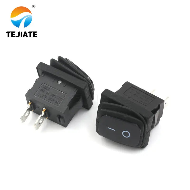 1PCS Toggle Switch KCD1 Ship-type Rocker Switch 2/3 Feet 2 Gear Waterproof Boat Shaped High Current Power Microswitch Electronic