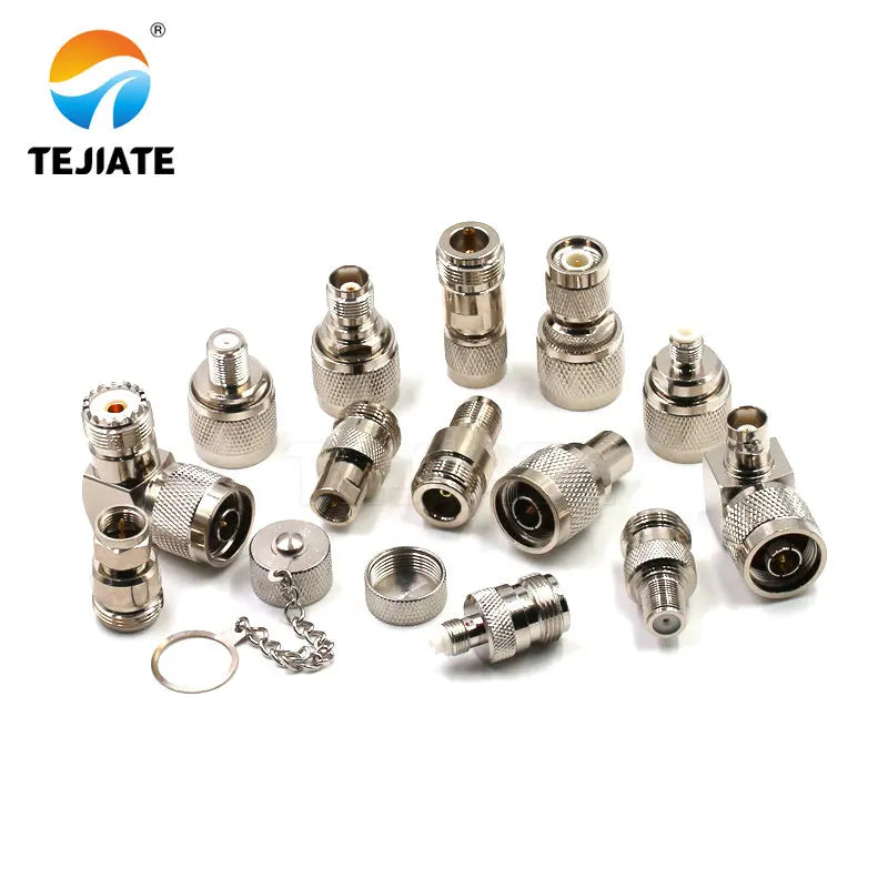 1PCS RF Coaxial N-type Adapter N to FME/TNC/F/UHF Male/female Header British System Connector All Copper Green Product