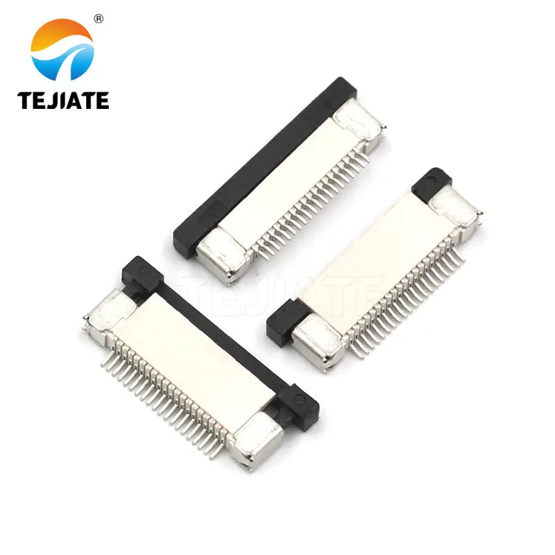 10PCS FFC/FPC Connector Flat Cable Socket 0.5MM Adapter 20/22/24/26/28/30/32/34/40/45/50/54/60P Up Drawer Type Plug Kit